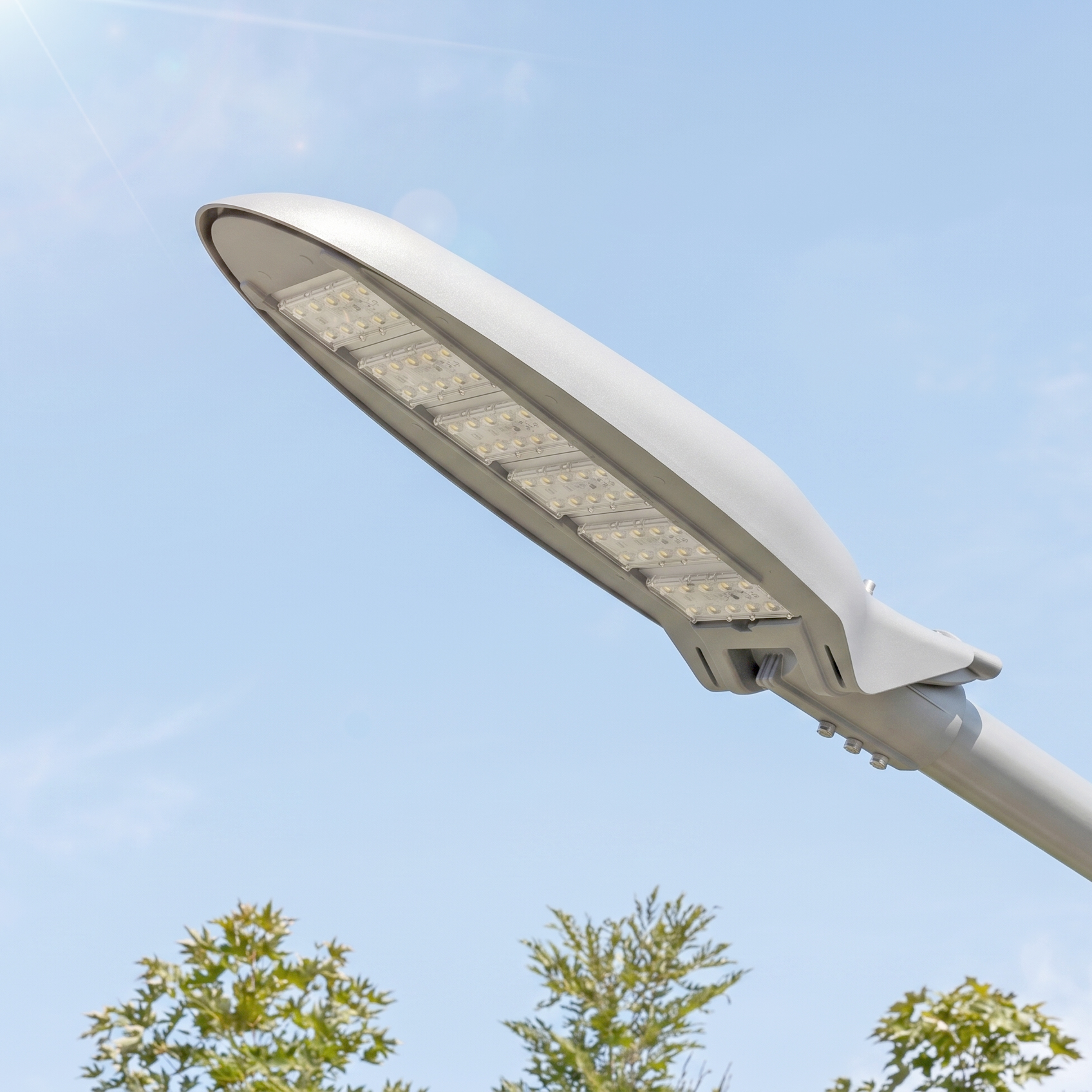 전기 LED 가로등헤드 150W 가로등주 아파트 상가 공장 도로 주차장 등기구 보안등 외등 - 상세 이미지 3
