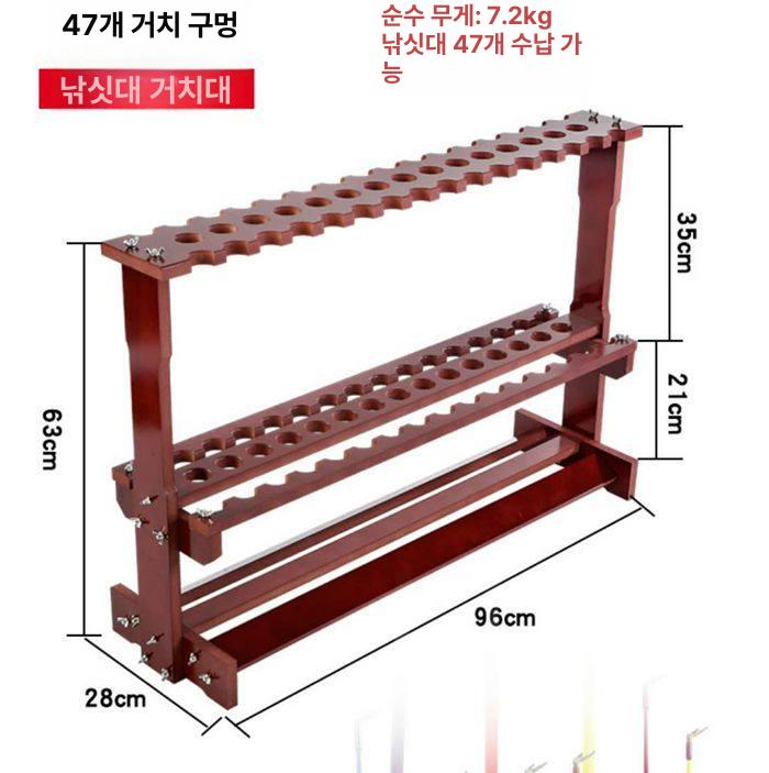 철제 클럽홀더 골프채거치대 보관대 골프장 받침대 아이언 골프클럽 골프채걸이 - 상세 이미지 2