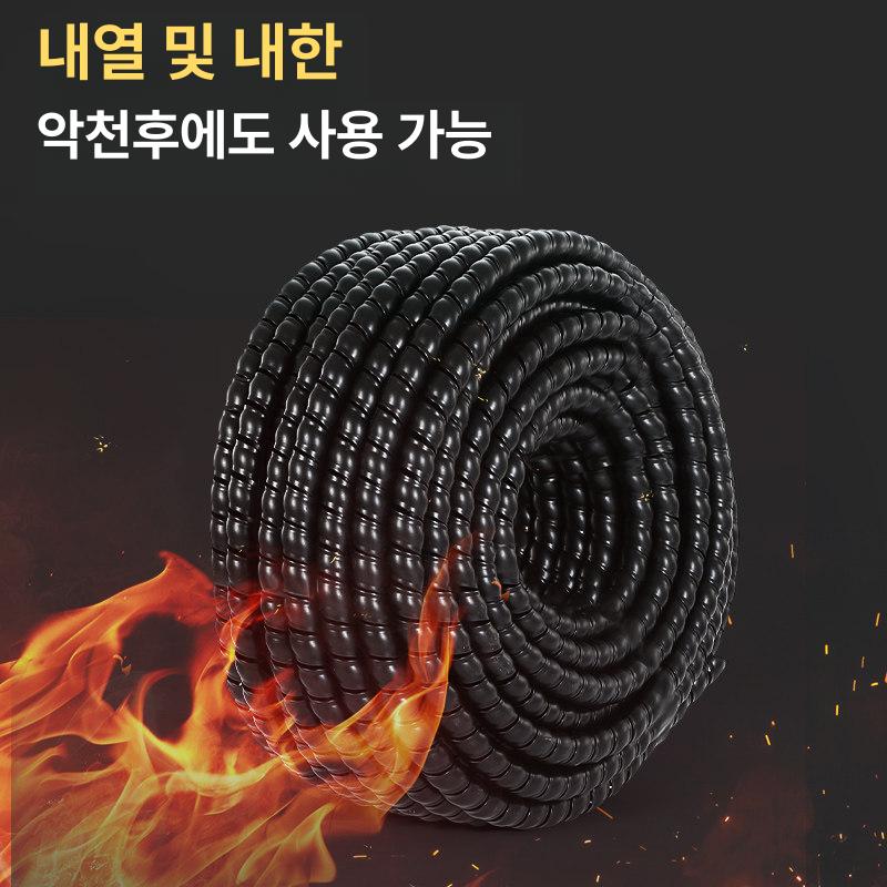 블랙 홀더 전선 정리 전기선 벨크로 랜선 케이블타이 재사용 배선 후크 - 상세 이미지 5