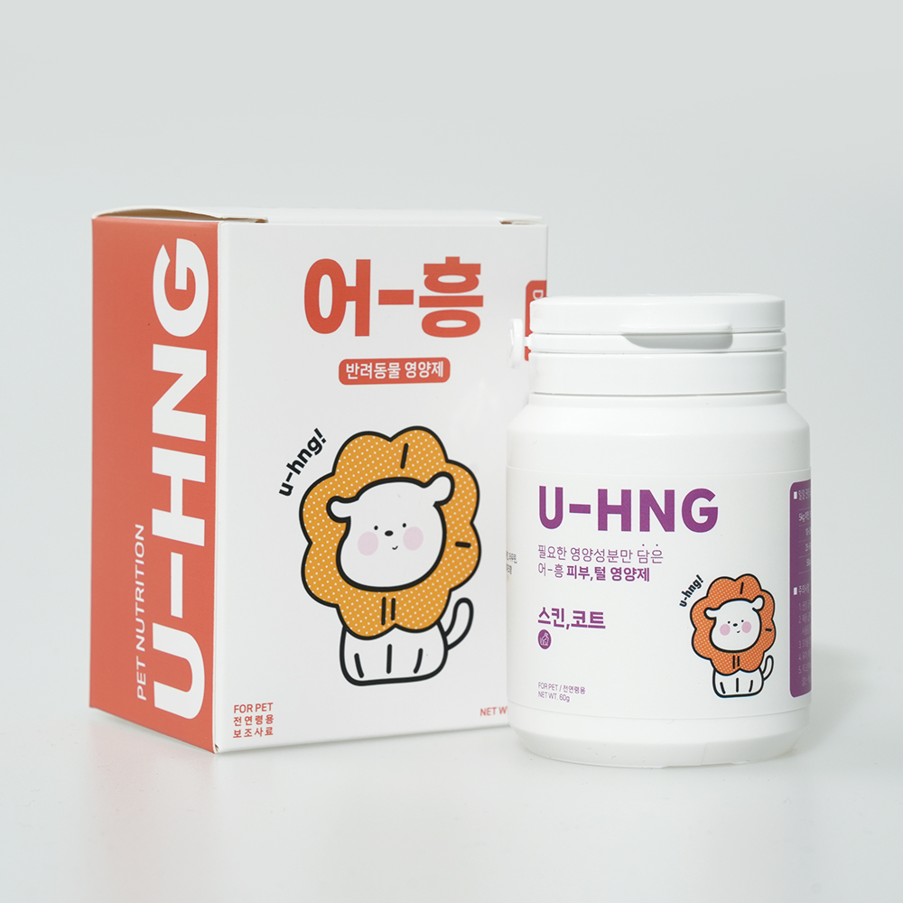 강아지 영양제 피부 영양제 어흥 스킨코트 60g 아토피 털 습진 탈모 모량 피부병약 - 상세 이미지 5