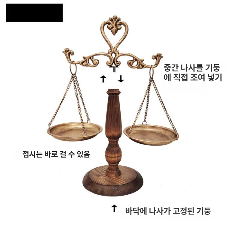 레트로 양팔저울 빈티지 장식품 앤틱소품 천칭 모형 카페 밸런스 복고풍 균형 감성 - 상세 이미지 5