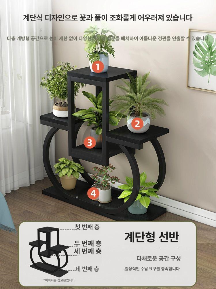 거치대 거실선반 디스플레이 무타공 랙 벽걸이형 원목선반 거실수납선반 진열장 - 상세 이미지 2