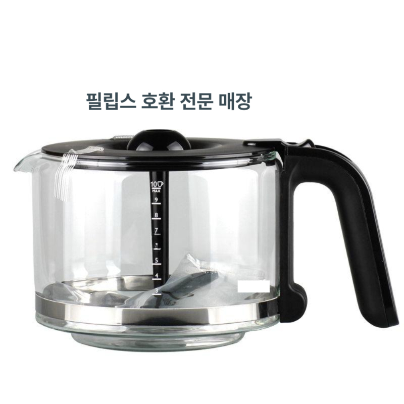 유리 커피포트 커피메이커 투명 보온 호환 카라페 푸어 오버 브루 - 상세 이미지 4