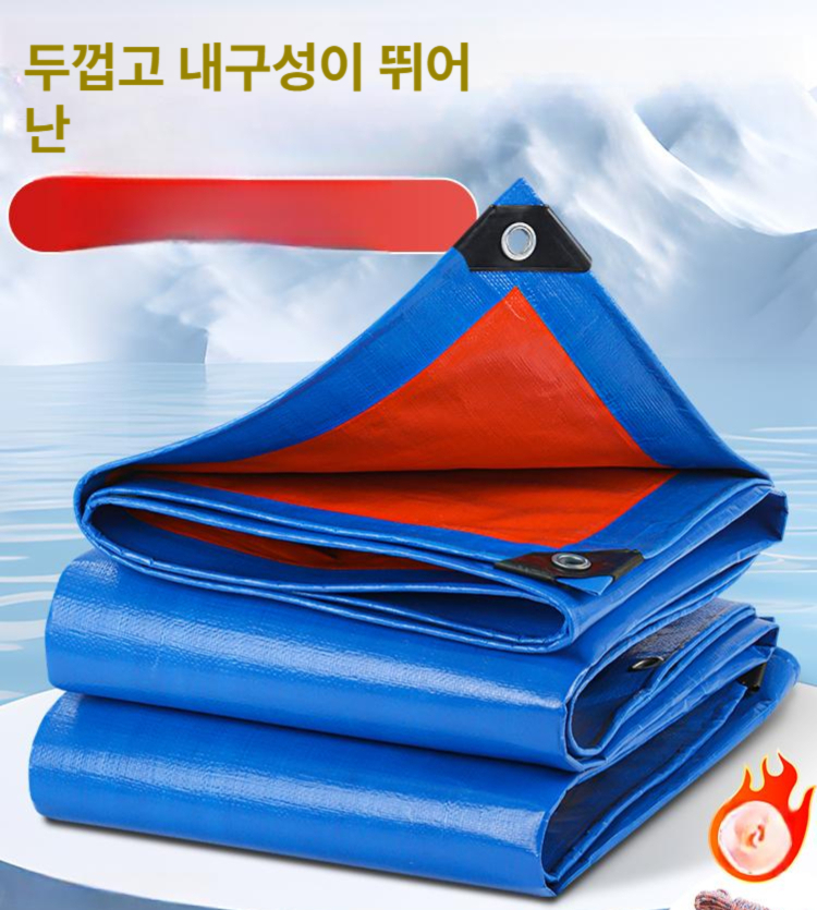 옥외 방수포 원단 야외 방수천 옥상 방호 텐트 캐노피 - 상세 이미지 2