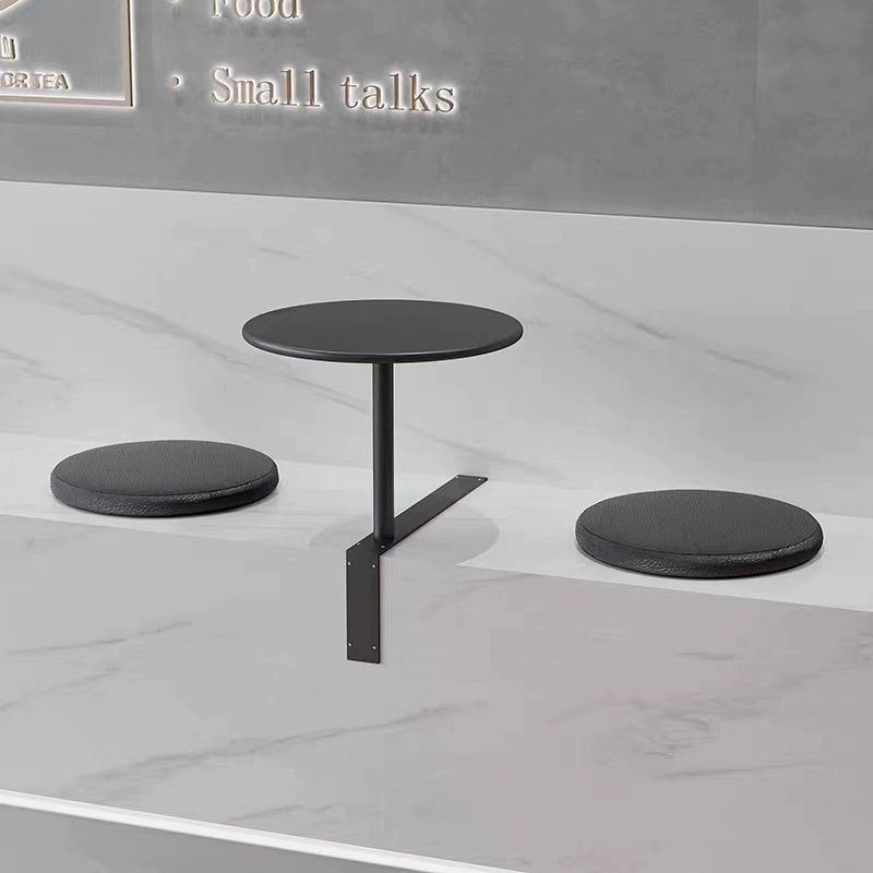 테이블 벽의자 벽부착 업소용 소파 음식점 쿠션 매장 체어 붙박이의자 디자인 패브릭 - 상세 이미지 3