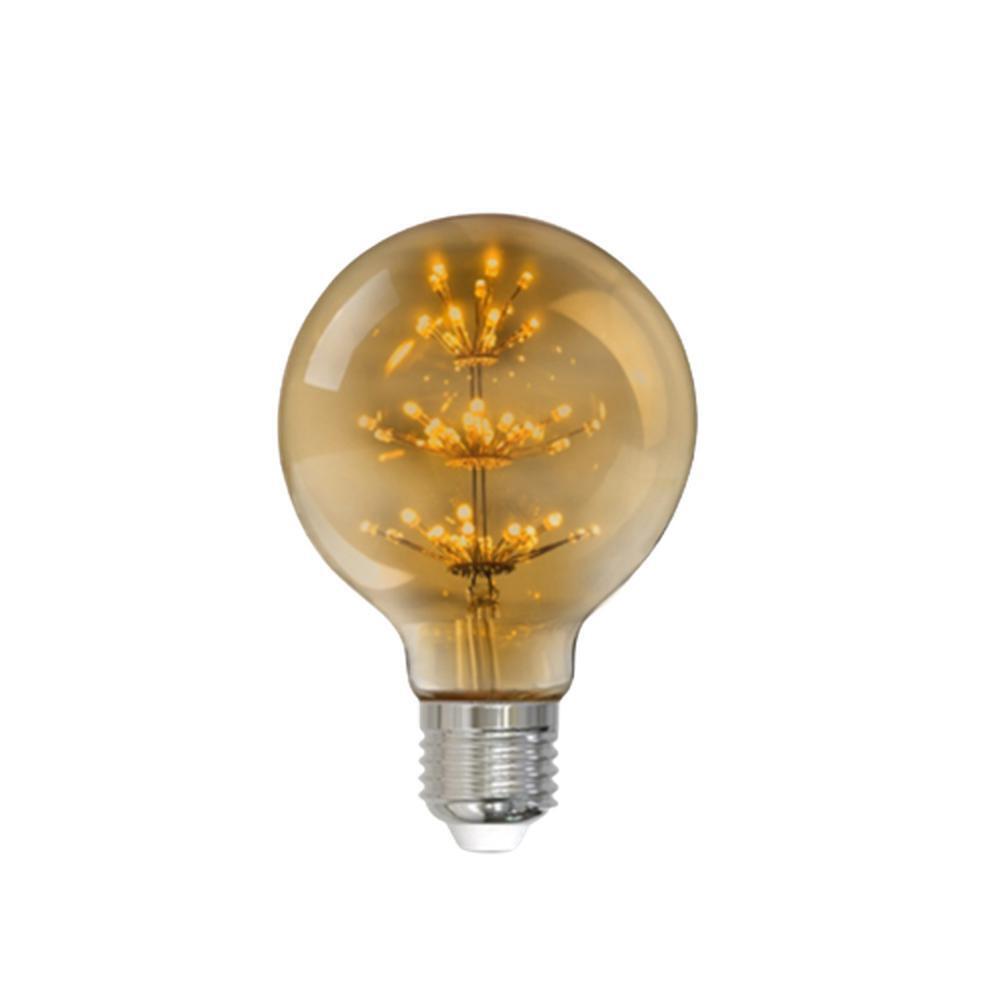 눈꽃 디자인 볼전구 램프 E26 LED 2300K 2W