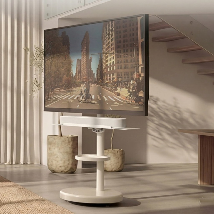 카멜마운트 대형 이동식 TV 거치대 삼탠바이미 스탠드 218cm(86인치)