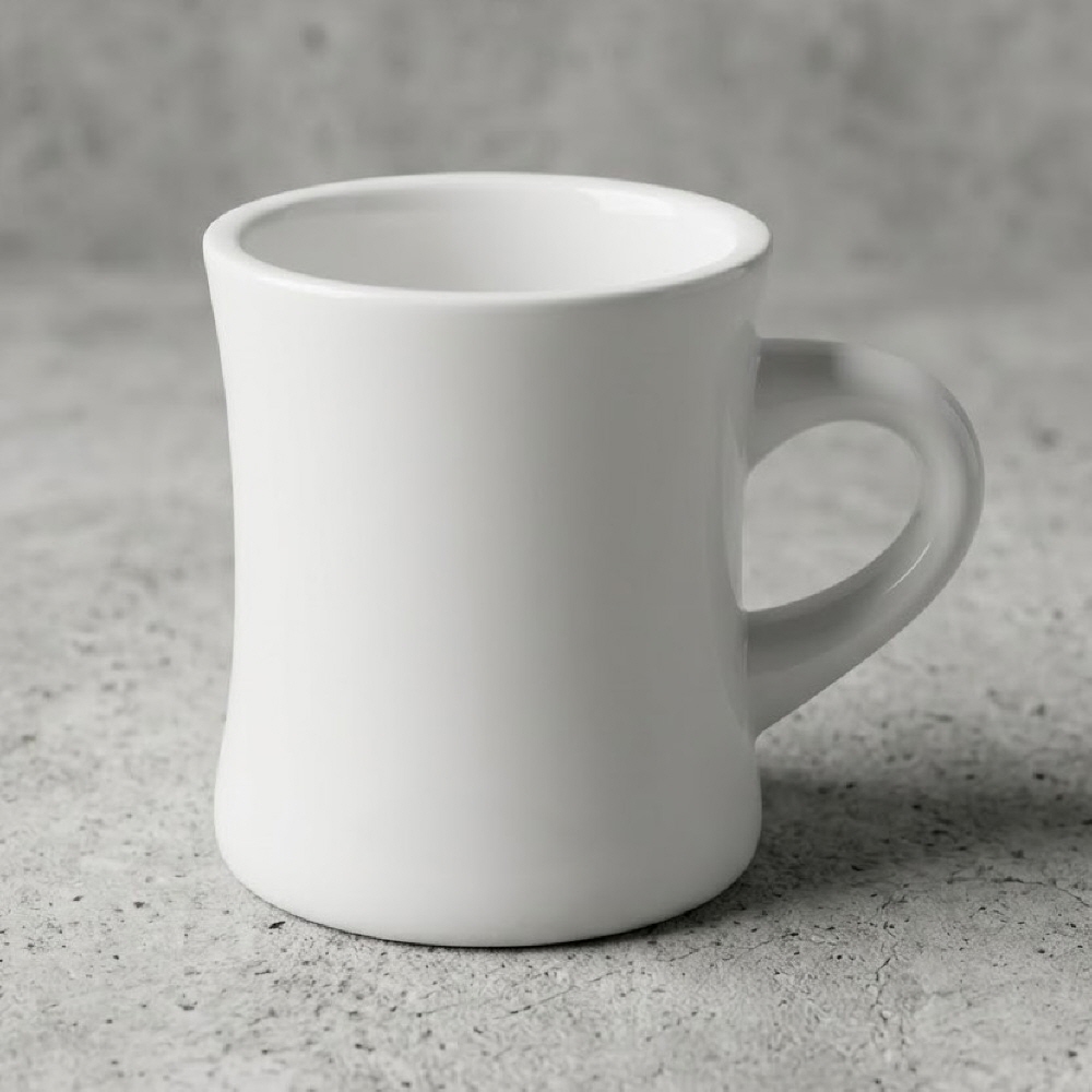 두툼한 아웃백 머그컵 예쁜 카페 도자기 커피 머그잔 440ml, 아벨리노 대 - 상품 이미지