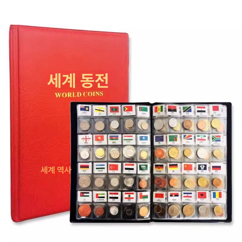 수집 케이스 외국동전 모으기 여행 세계 주화 액자 통화 희귀 스펀지내장 사이즈 은화 - 상품 이미지
