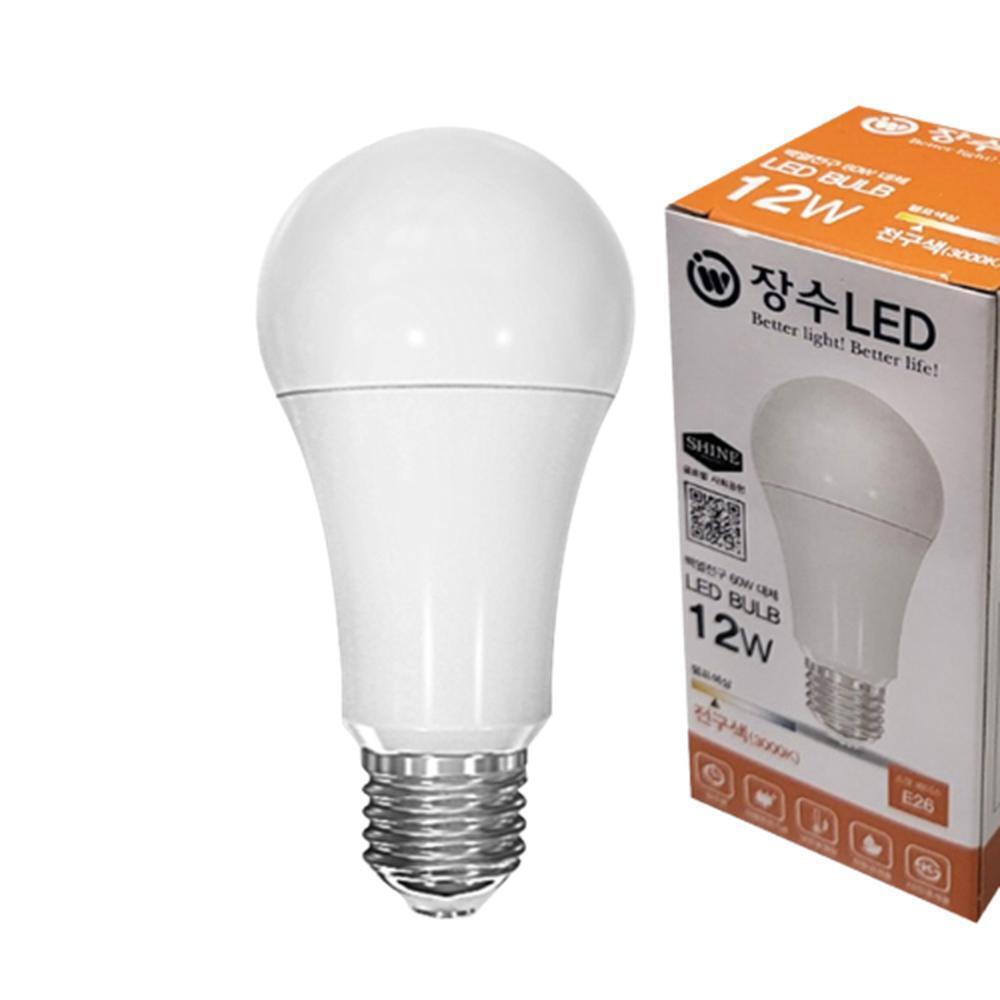 KS LED전구 A19램프 12W 3000K E26 960lm