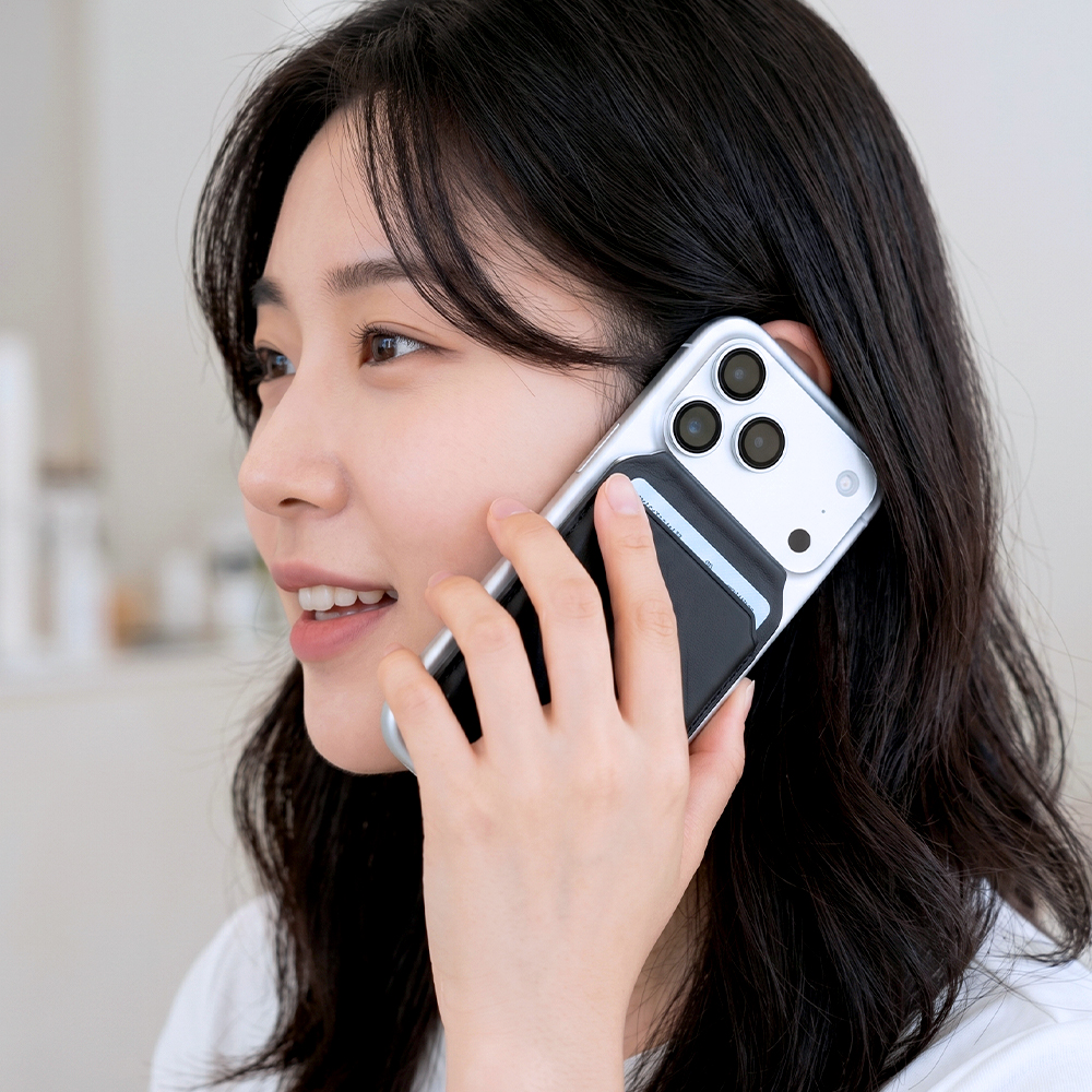 스플리 벨린3 맥세이프 카드지갑 3장 수납 거울 미러 마그네틱 힌지 스탠드 케이스 이미지 8