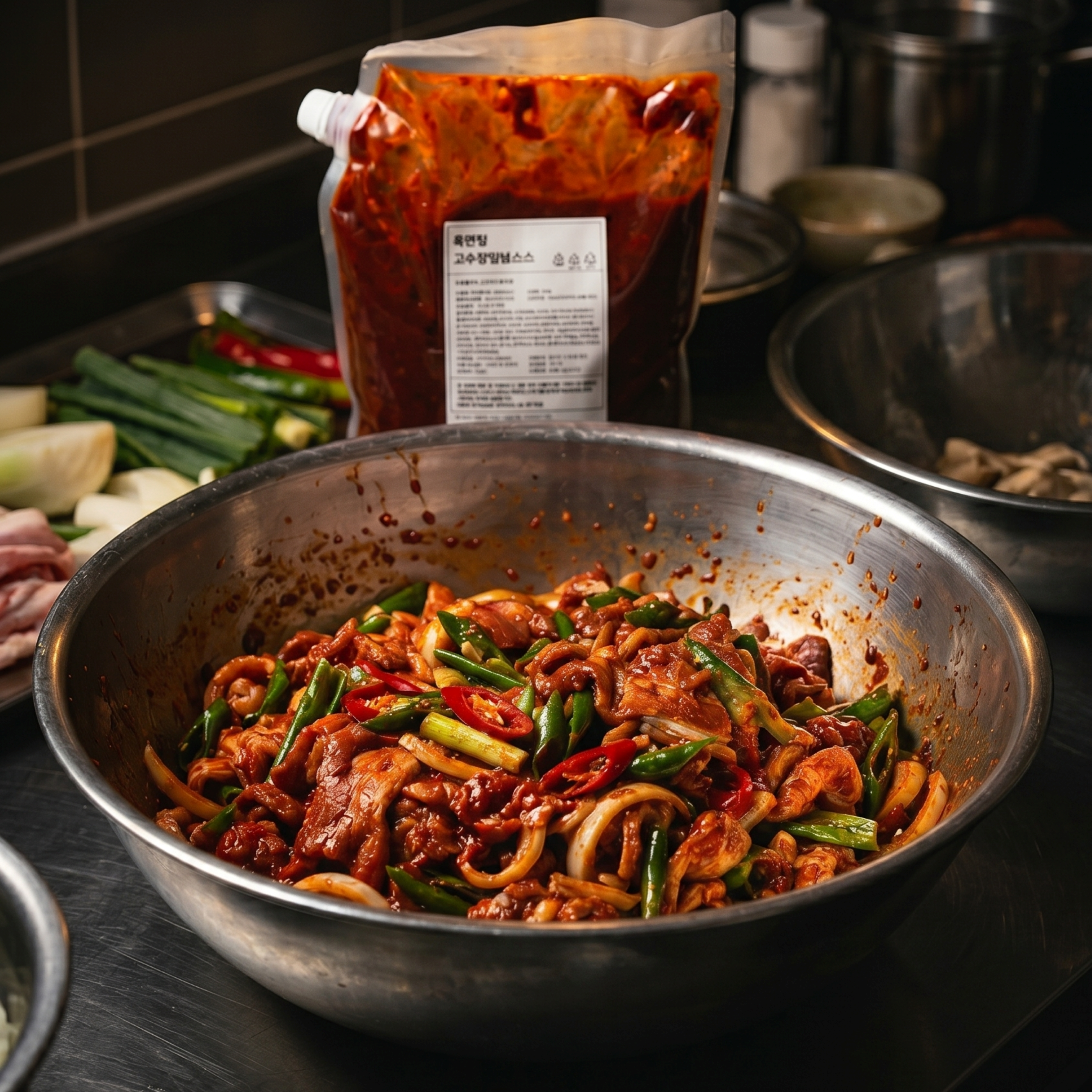 육연당 업소용 고추장양념소스 제육볶음 닭갈비용 대용량 5kg, 1개 - 상세 이미지 4