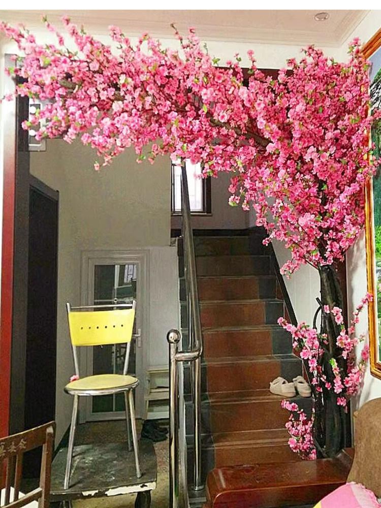 조화화분 조화나무 인조조경 플랜테리어 대형인조나무 벚꽃나무 인조목 녹색 실내외 - 상세 이미지 3