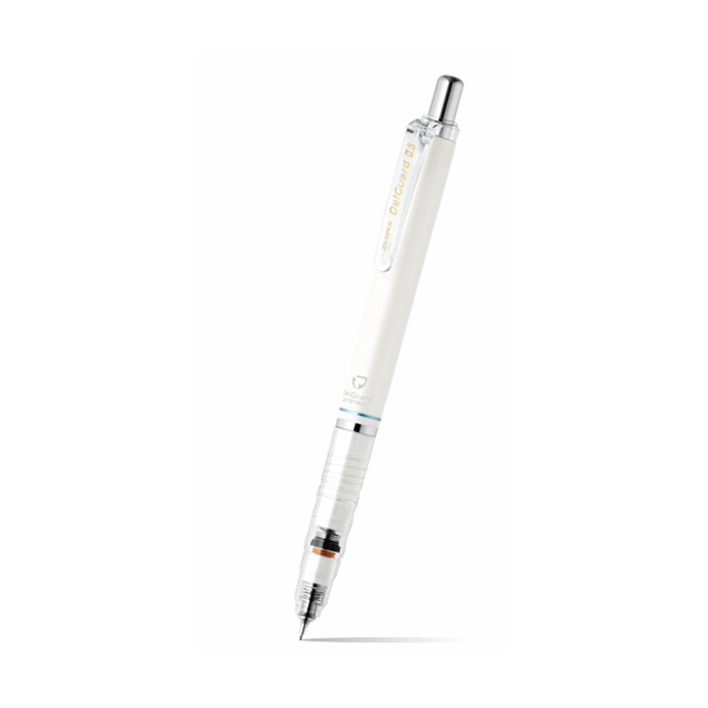 제브라 심이 부러지지 않는 0.5 샤프펜슬 0.5mm, 화이트, 1개 - 상품 이미지