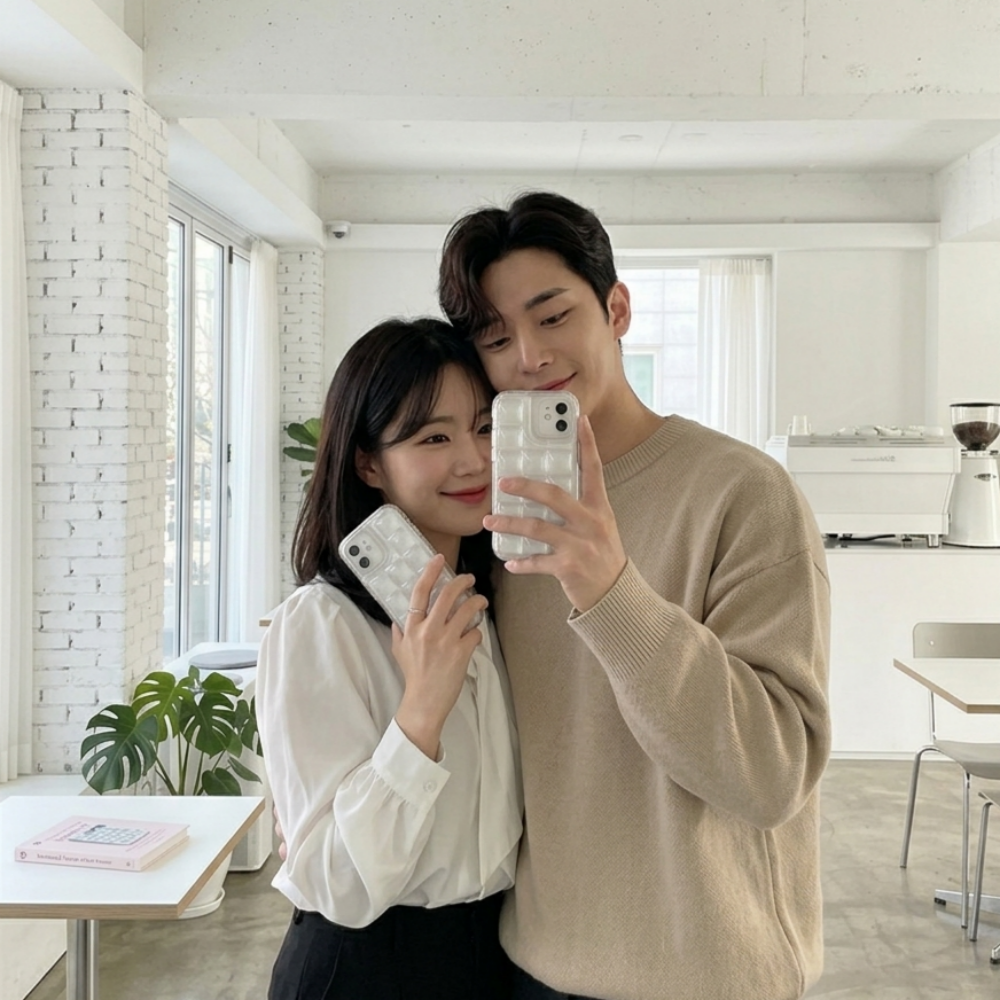 파츠포함 아이폰 포코포코 케이스 거북이 투명 아이폰 16프로 케이스 이미지 3