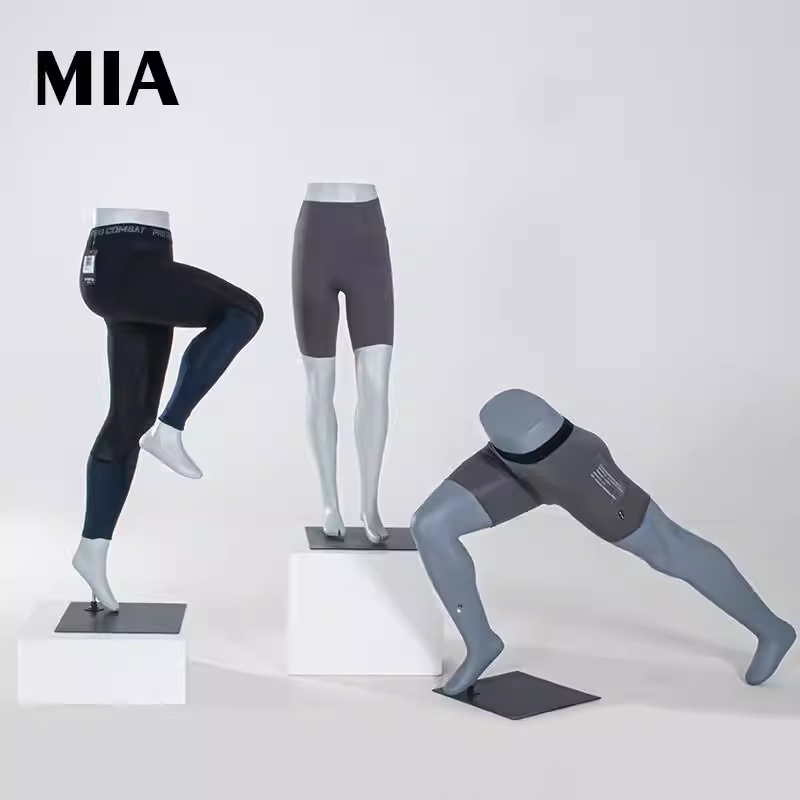남자 속옷 마네킹 디스플레이 소품 피팅 언더웨어 왼쪽 1번 그레이 - 상세 이미지 4