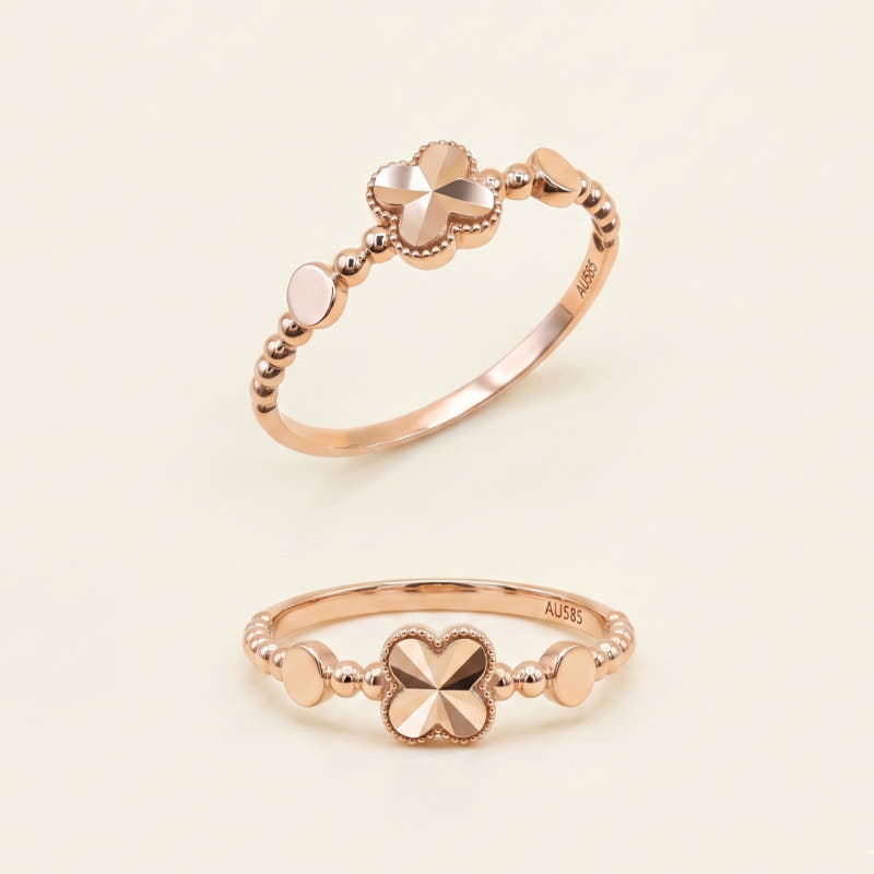 세레스쥬얼리 세레스 14k 반지 클로버 데일리 검지 행운 반지 18k - 최저가 189,000원