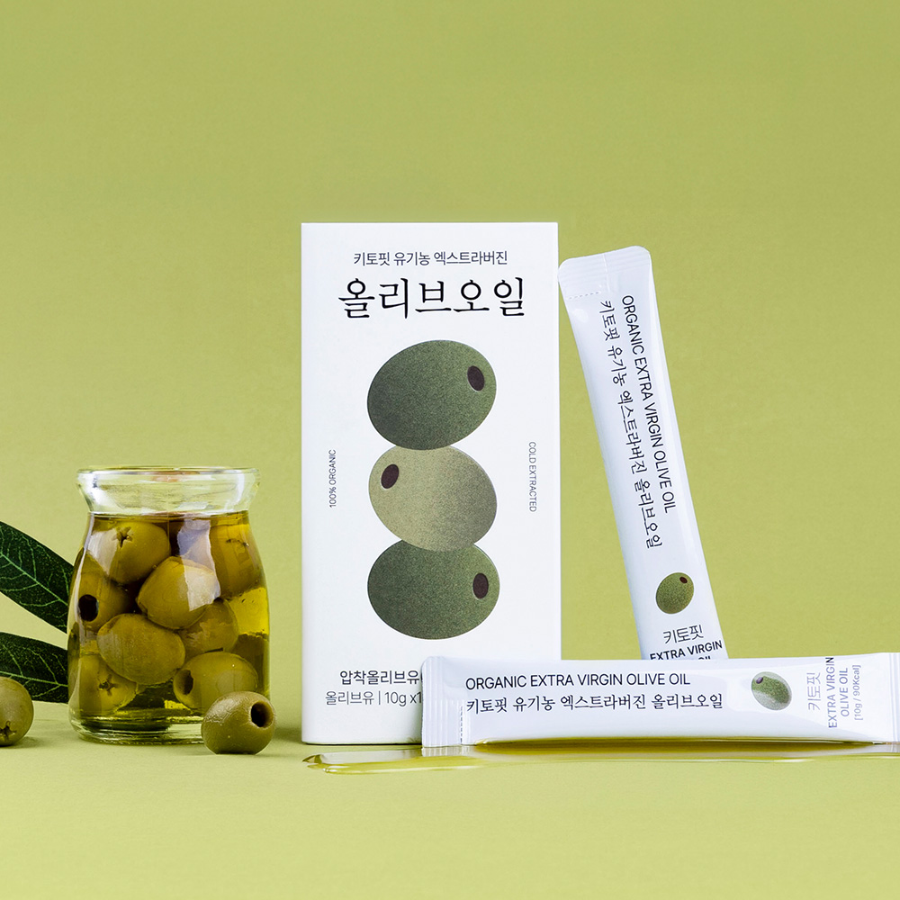 키토핏 유기농 올리브오일 엑스트라버진 올리브유 공복 효능 냉압착 스틱 (10g x 10개) 이미지 4
