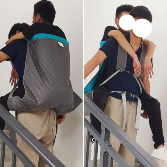 어른용 포대기 어르신 성인용 어부바 노인 이동 보조 벨트 요양원 환자용 간병 - 상품 이미지