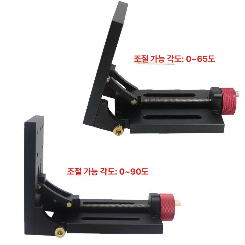 정밀 브라켓 조정 브래킷 펀치 광학 틸트베이스 각도계 삼각대 - 상세 이미지 3