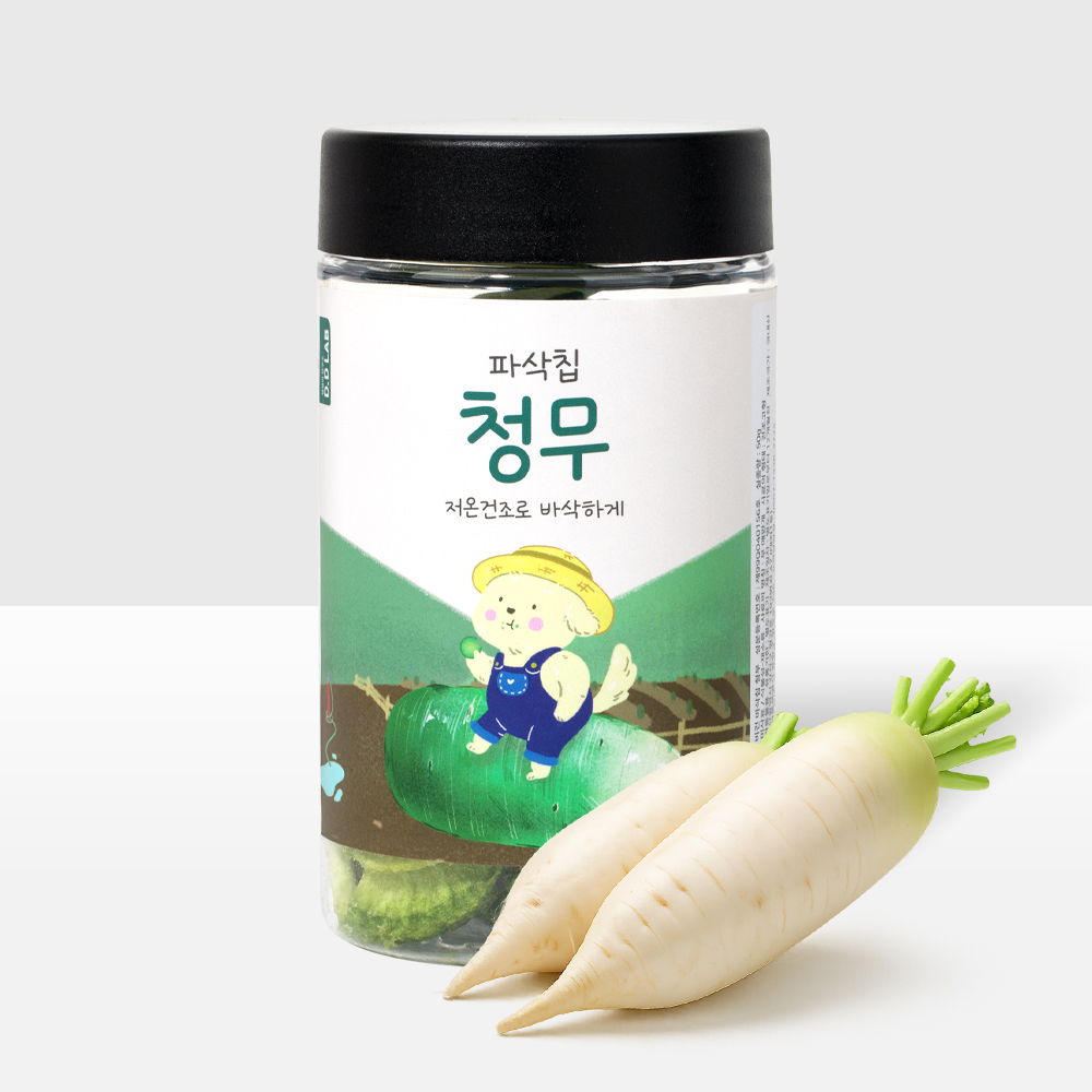 강아지 노즈워크 간식 파삭칩 저온 건조 50g 야채 채소 과일 훈련용 간식 이미지 6