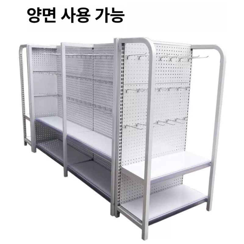 스탠드 거치대 진열 수납 타공판 랙 정리대 후크 행거 소품걸이 인테리어 디스플레이 - 상세 이미지 5