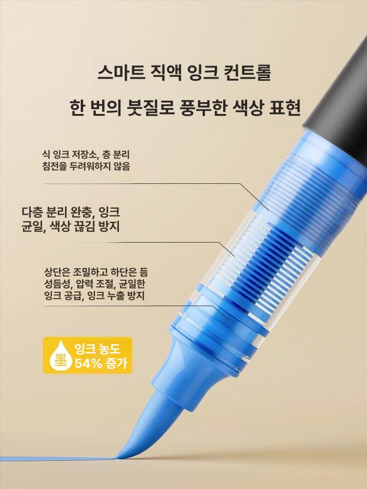 아크릴 마커펜 그림 세트 소프트 색상 수성 마카 도구 공예 페인팅 수채화 스케치 - 상세 이미지 5