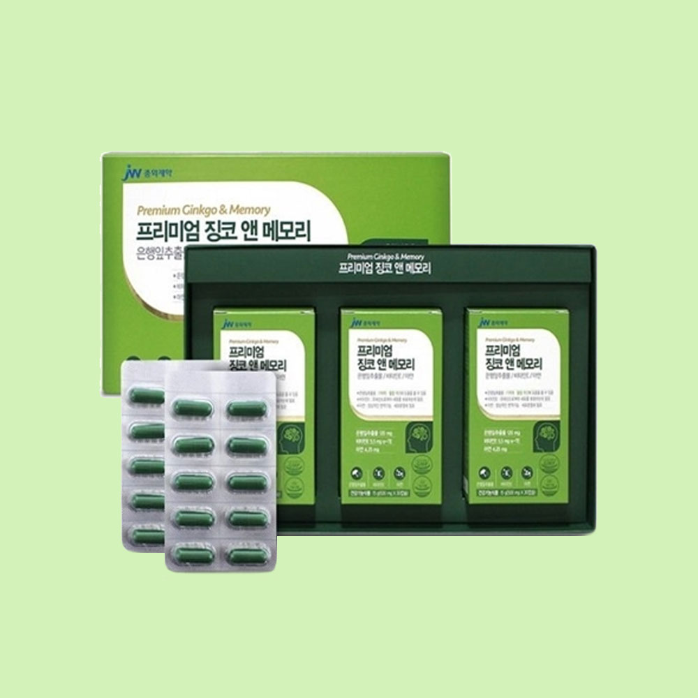 중외제약 프리미엄 징코 앤 메모리 30캡슐 3개입LACH2331756 - 상품 이미지