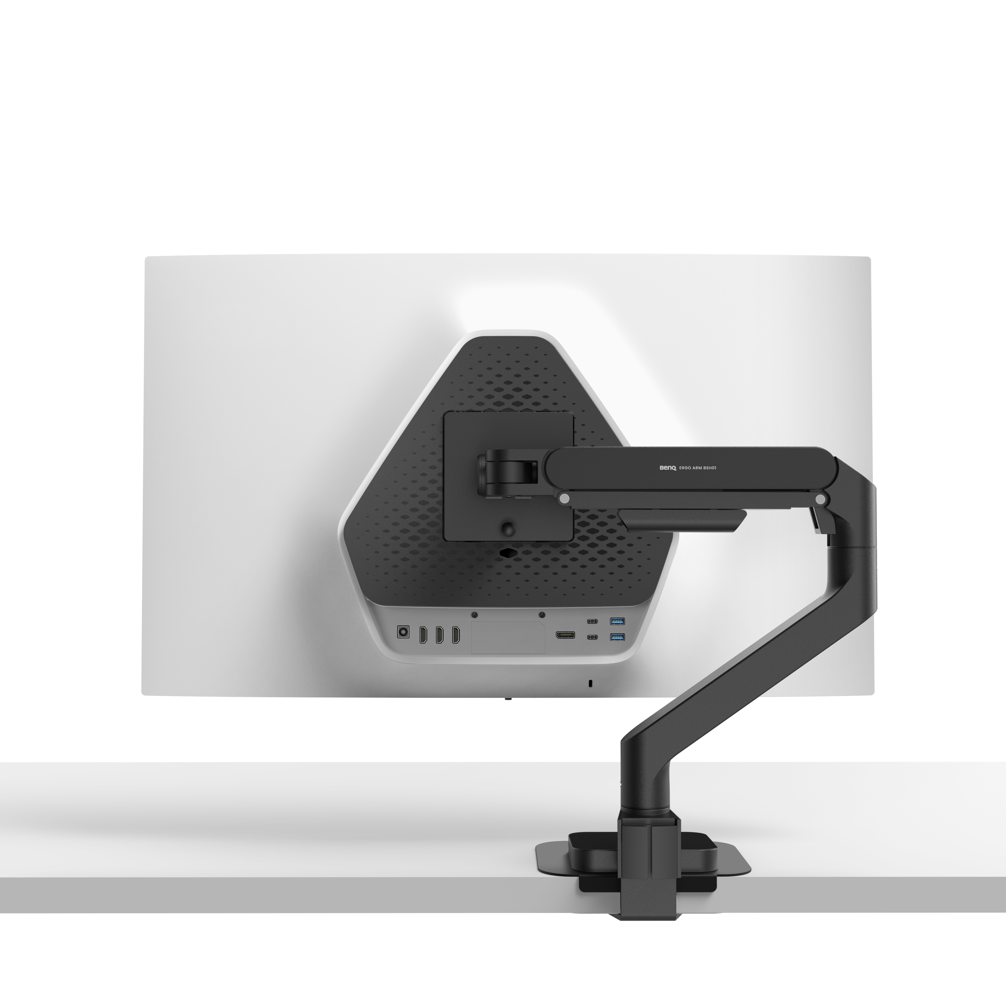 총판 벤큐 Ergo ARM BSH01 고중량 높이조절 피벗 싱글 모니터암 받침대 거치대 - 상세 이미지 3
