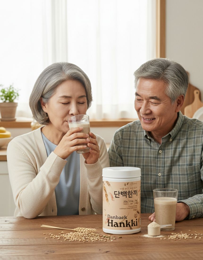 단백한끼 닭가슴살 쉐이크 유당 불내증 식사대용 저당 부모님 프로틴 쉐이크 곡물맛 600g - 상세 이미지 2