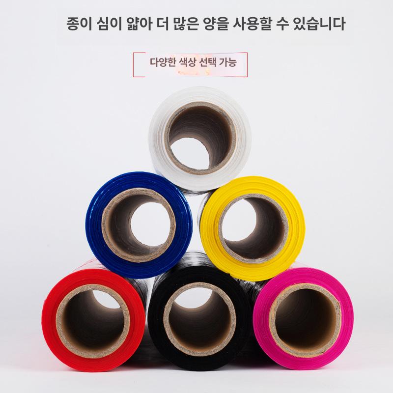 청랩 포장필름 산업용 청색 비닐 공업용랩 투명 보호랩 무게 랩핑 오공 제품포장 신재 - 상세 이미지 3