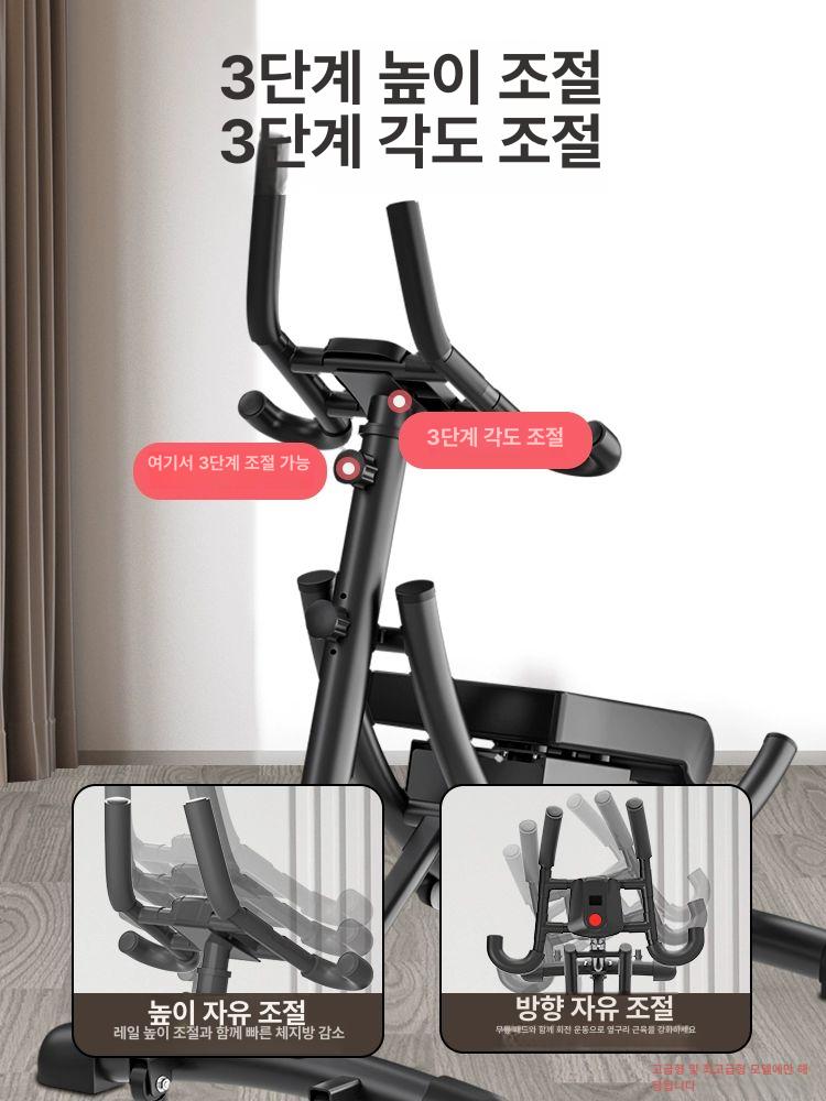 롤러 기계 유산소 복부 가정용 뱃살운동기구 복근운동 휠 허리 근력 슬라이드 이미지 6