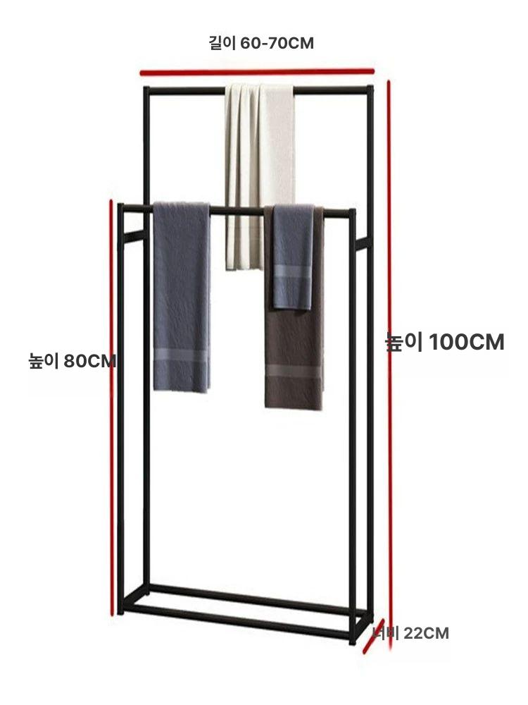 낮은 철제 행거 코너 수납 욕실 받침 선반장 베란다 무볼트 창고용 조립 랙 - 상세 이미지 5