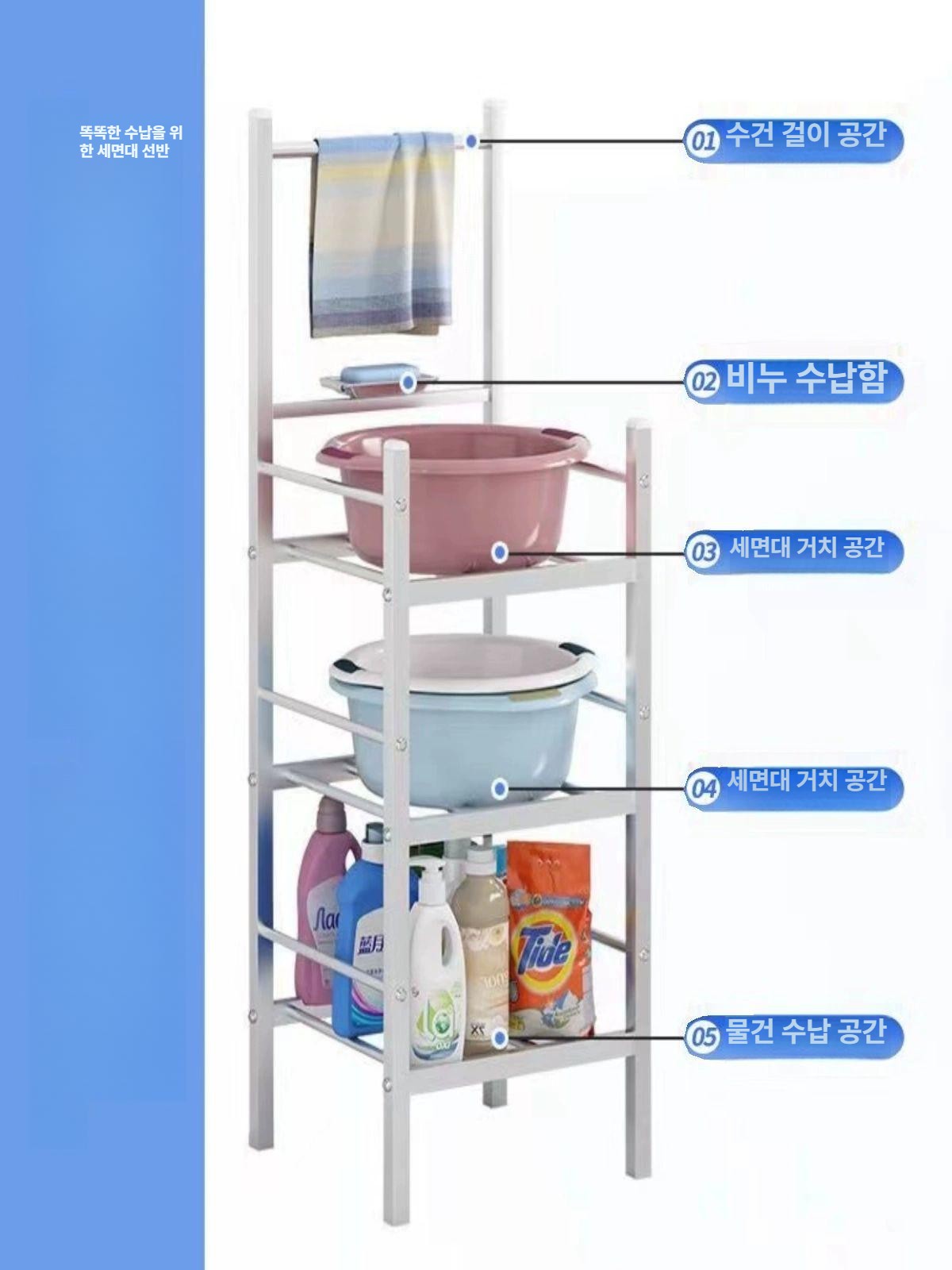 사각 거치대 스테인레스 캠핑 보관함 받침대 야외 버너 불판 원형 상자 구이판 그리들 - 상세 이미지 2