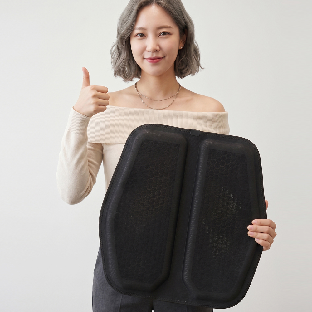지엠지모터스 차량용 기능성 방석 자동차 통풍 듀얼 입체 더블킹 - 상세 이미지 3