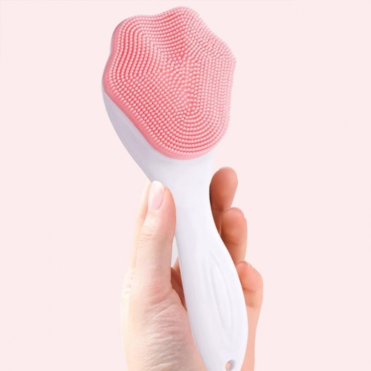 지니몰 고양이 얼굴 세안 브러쉬 모공청소 부드러운 클렌징솔 - 상품 이미지
