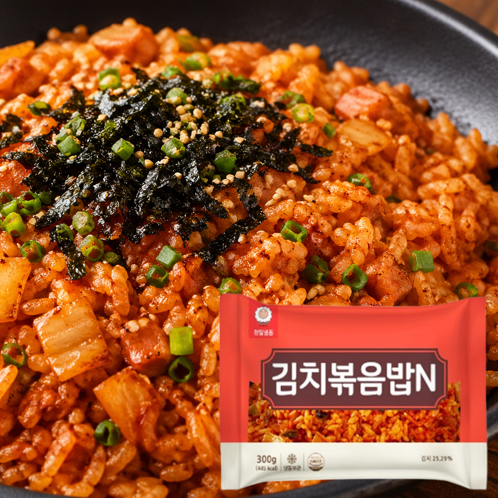 천일 김치볶음밥 N, 간편한 맛과 영양을 동시에! 냉동 300g 추천