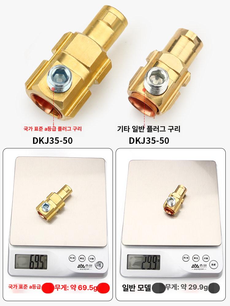 전기 커넥터 퀵 구리헤드 소켓 터미널 조인트 케이블 에어컨 항공 산업용 밸브 절연 - 상세 이미지 2