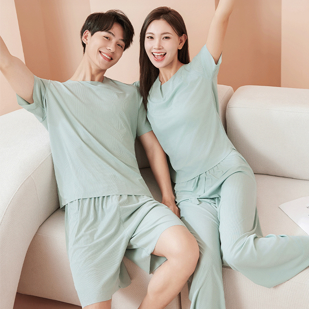 남자 여자 홈웨어 잠옷세트 커플 파자마 시원한잠옷LACH4920799 - 상품 이미지