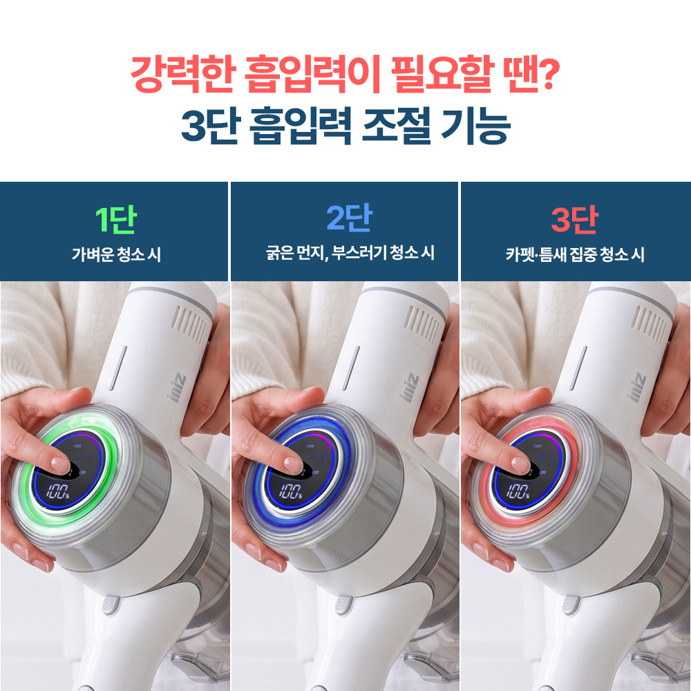 [신제품런칭득템가] 아이니즈 올인원 무선청소기 - 상세 이미지 5