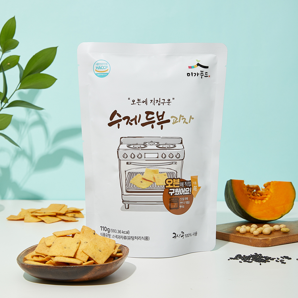 수제두부 두부과자 110g, 5개 이미지 4