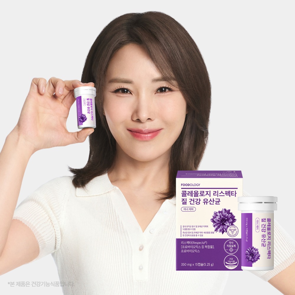 푸드올로지 콜레올로지 리스펙타 질 건강 유산균 기능성 프로바이오틱스 - 상품 이미지