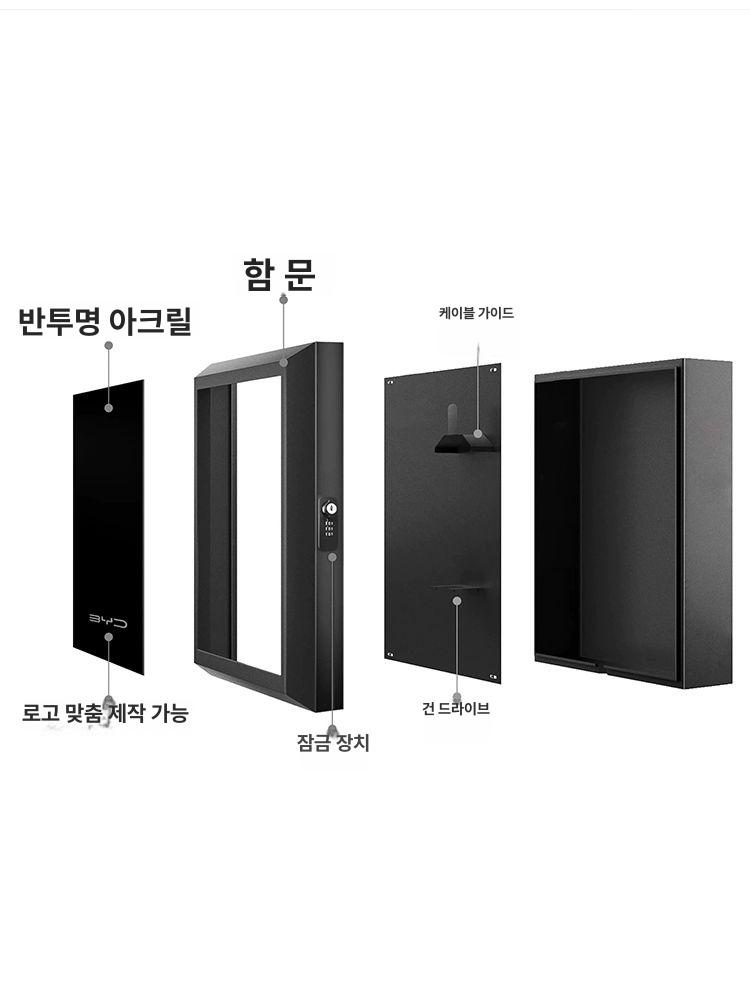 가정용 커버 보호 바닥형 전기차충전기캐노피 금속 야외 경사형 전기차캐노피 - 상세 이미지 5