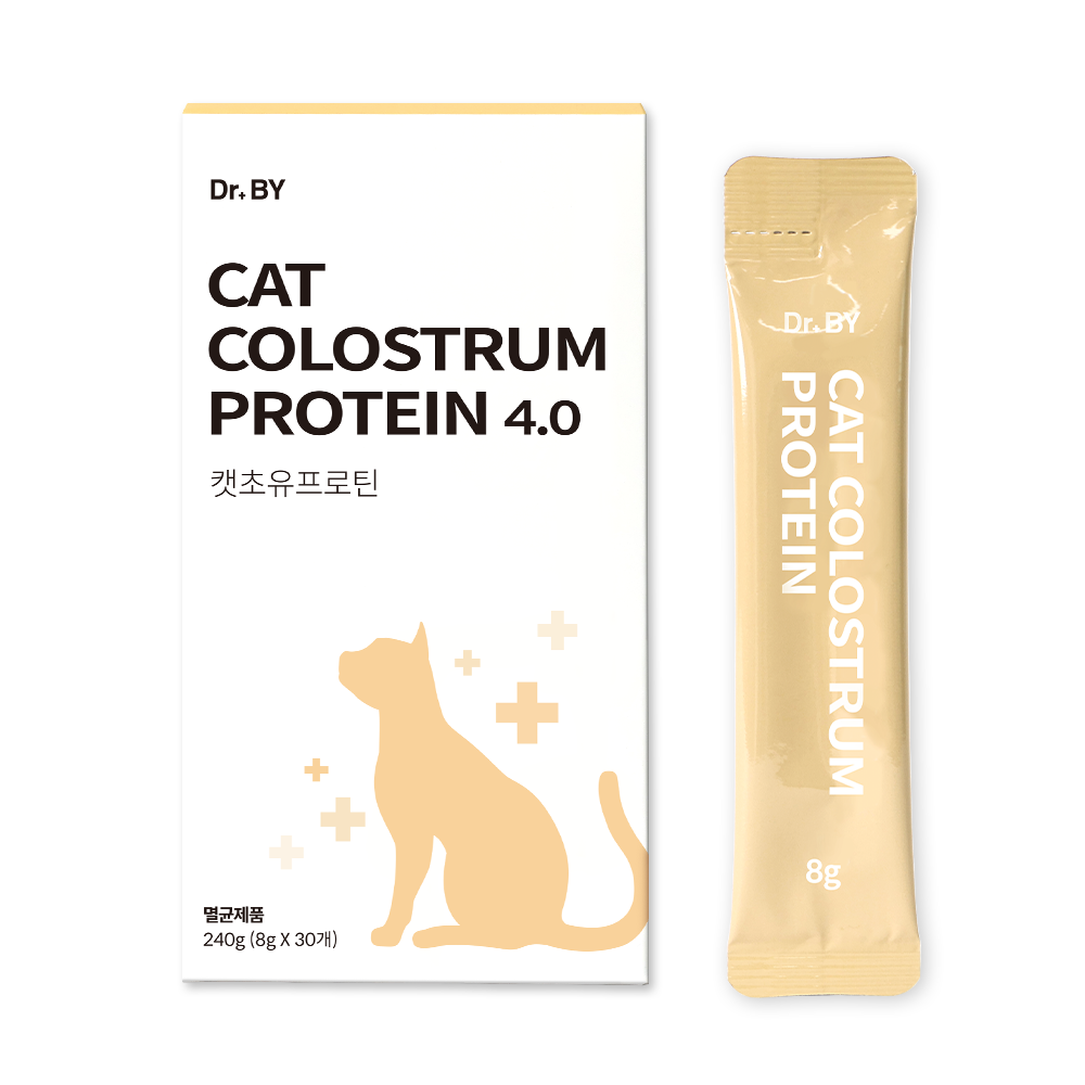 닥터바이 캣초유프로틴 고양이 단백질 근력개선 면역력 영양제 30포, 1개 - 상품 이미지