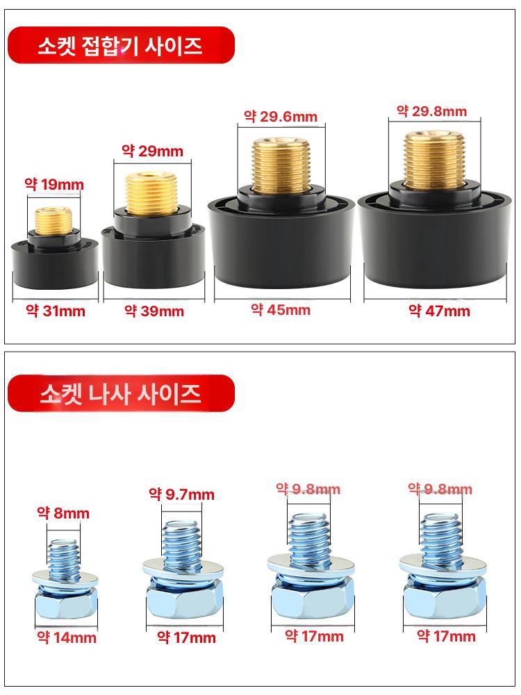 전기 커넥터 퀵 구리헤드 소켓 터미널 조인트 케이블 에어컨 항공 산업용 밸브 절연 - 상세 이미지 4