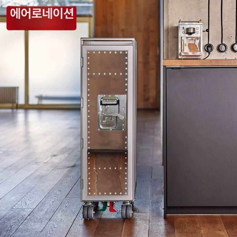 기내식 갤리카트 트롤리 소형 항공 기내용 승무원 스토리지 아크릴 배식 케이터링 - 상세 이미지 2