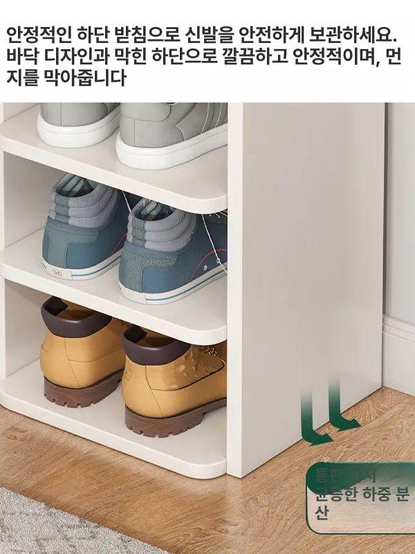 빈티지 엔틱신발장 정리 오픈형 북유럽 가구 현관장 원룸 현관수납장 서랍 유럽풍 - 상세 이미지 5