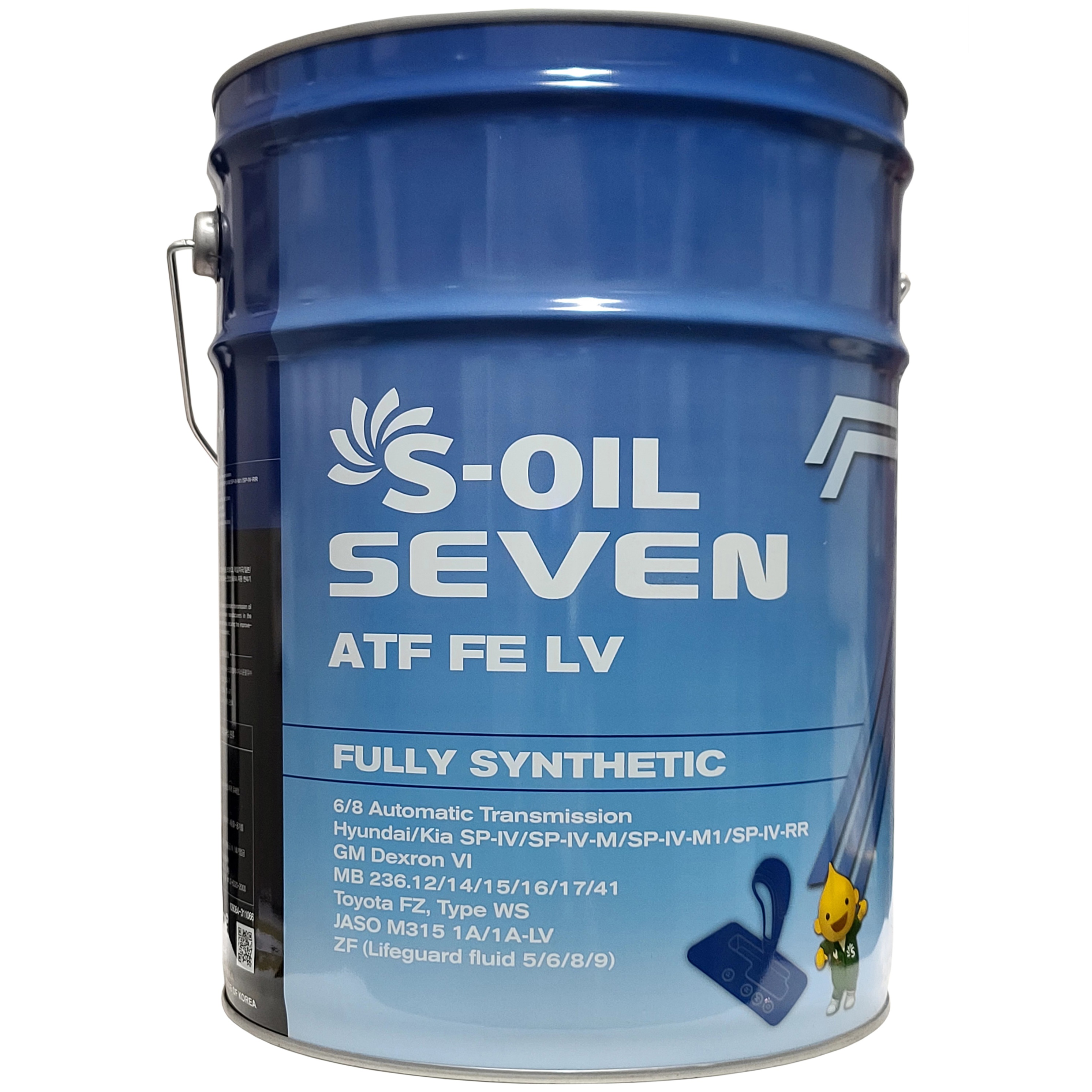 에쓰오일 세븐 ATF FE LV 무색 20L 5~10단 오토미션오일 ZF 8단 9단 SP4M-1 덱스론6 아이신 벤츠 BMW 100%합성유 - 상품 이미지