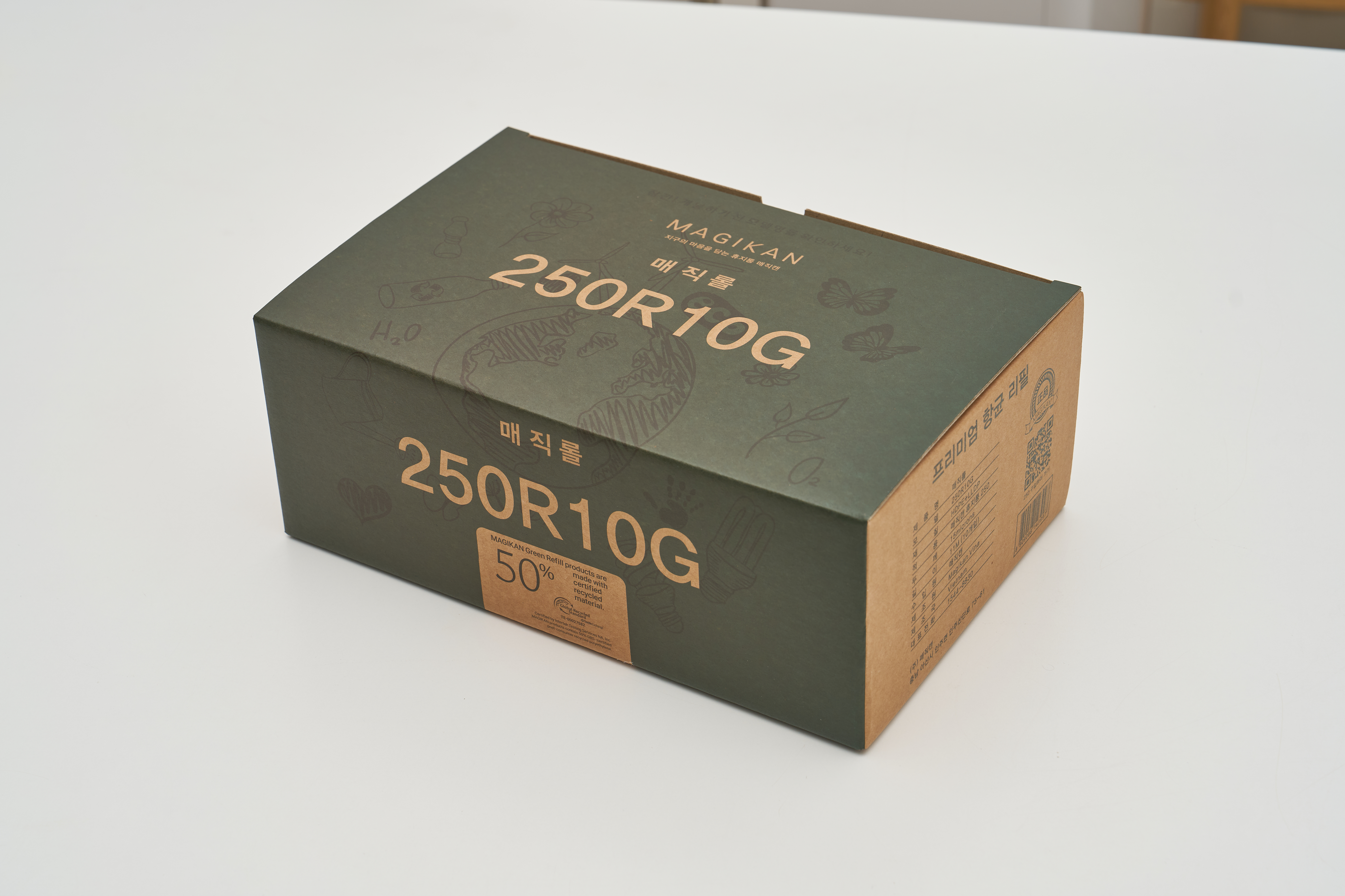 매직캔 리필봉투 250 매직롤 리필 10개입 21L 히포 스텔라 MH250 MJ250 호환 - 상세 이미지 3