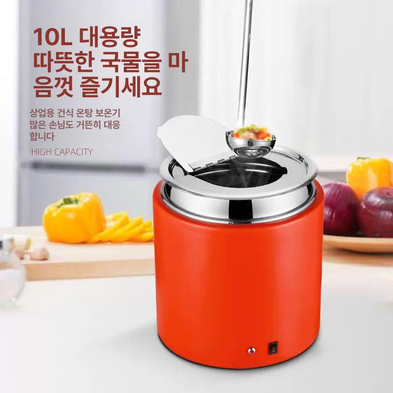 업소용 중탕기 음식 식당 보온기 국통 보온탕기 급식 보온통 소스 단열 전기보온냄비 - 상세 이미지 2